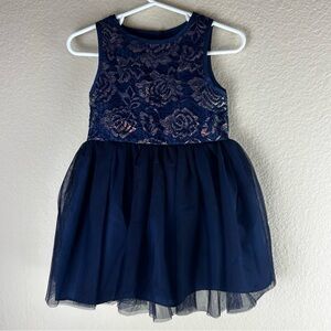 Mia & Mimi Dark Navy Formal Dress Sz 18 months